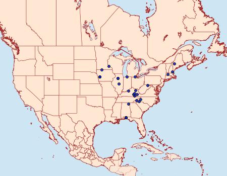 Distribution Data for Ancylis semiovana