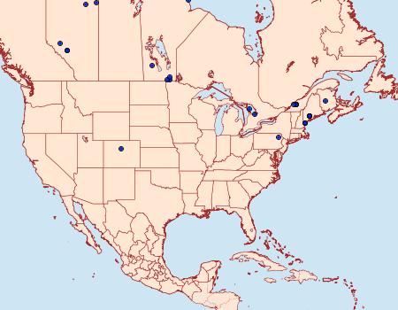 Distribution Data for Ancylis uncella