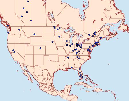 Distribution Data for Ancylis diminuatana