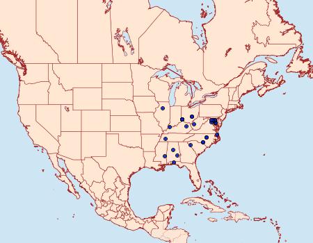 Distribution Data for Talponia plummeriana