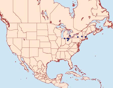 Distribution Data for Acleris simpliciana