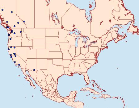 Distribution Data for Acleris gloveranus