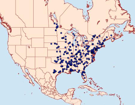 Distribution Data for Argyrotaenia quercifoliana