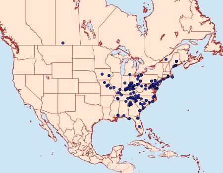 Distribution Data for Choristoneura parallela