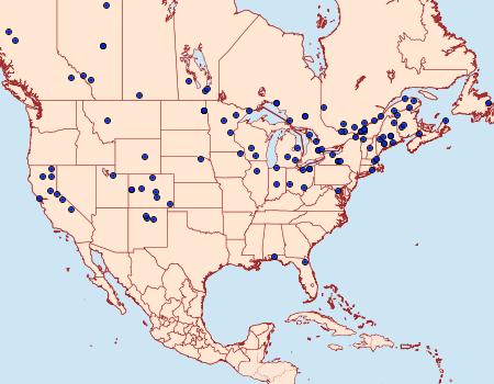 Distribution Data for Choristoneura conflictana