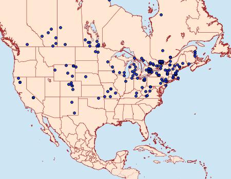 Distribution Data for Sparganothis unifasciana