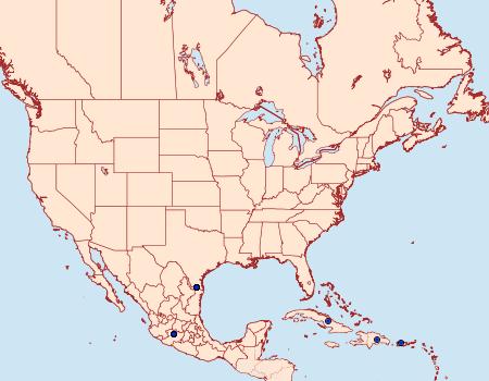 Distribution Data for Telegonus anausis