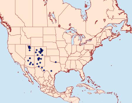 Distribution Data for Erynnis telemachus