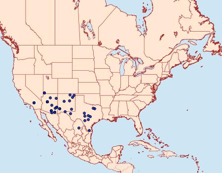 Distribution Data for Erynnis meridianus