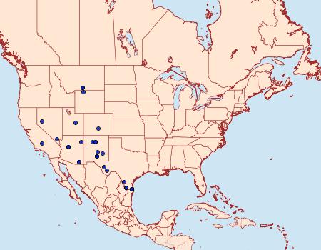 Distribution Data for Hesperopsis alpheus