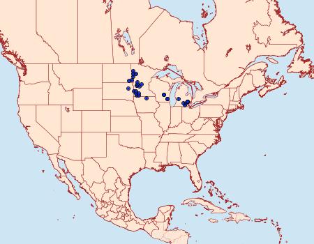 Distribution Data for Oarisma poweshiek