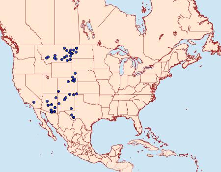 Distribution Data for Hesperia pahaska