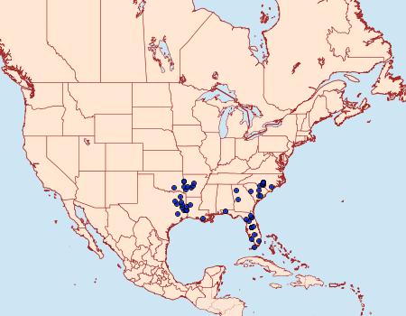 Distribution Data for Hesperia meskei