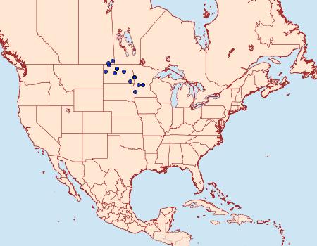 Distribution Data for Hesperia dacotae