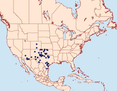 Distribution Data for Amblyscirtes eos