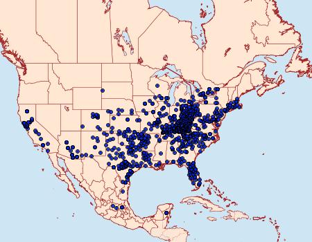 Distribution Data for Battus philenor