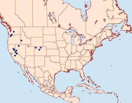 Distribution Data for Satyrium semiluna