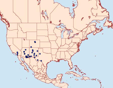 Distribution Data for Ministrymon leda