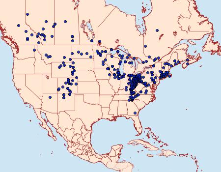 Distribution Data for Argynnis aphrodite