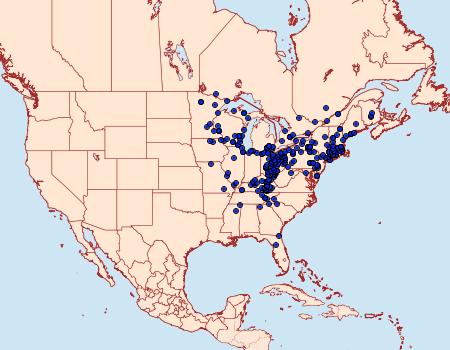 Distribution Data for Euphydryas phaeton