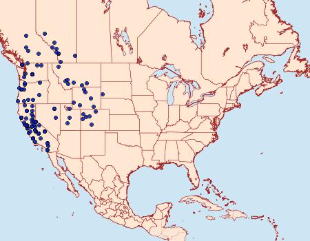 Distribution Data for Euphydryas editha