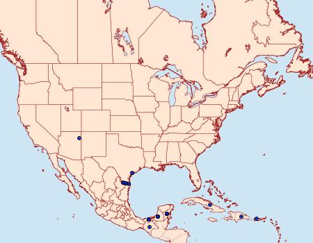 Distribution Data for Historis acheronta