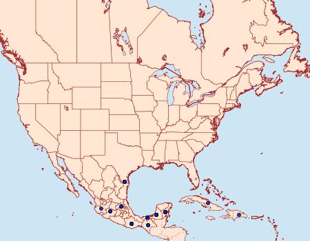 Distribution Data for Archaeoprepona demophon