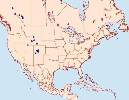 Distribution Data for Oeneis bore