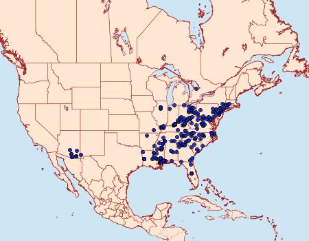 Distribution Data for Parasa chloris