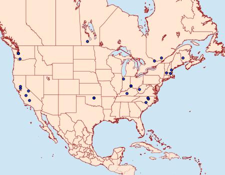 Distribution Data for Paraleucoptera albella