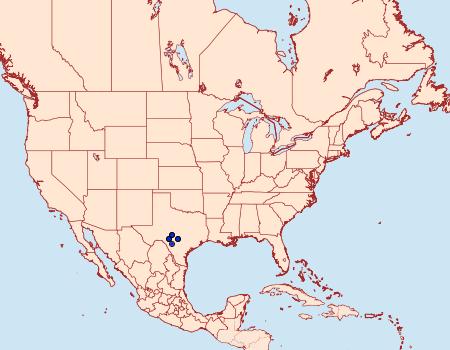 Distribution Data for Usingeriessa onyxalis