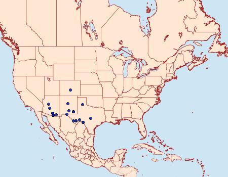 Distribution Data for Jativa castanealis