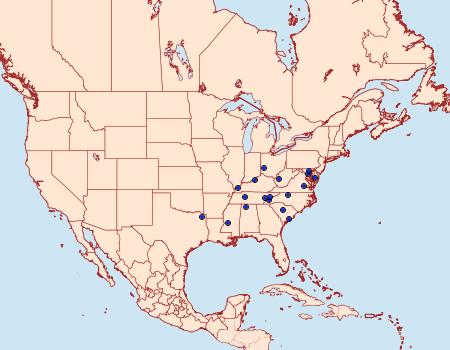 Distribution Data for Aethiophysa consimilis