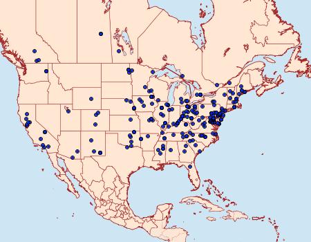 Distribution Data for Saucrobotys futilalis