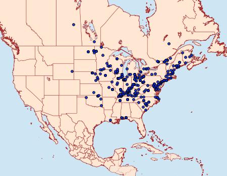 Distribution Data for Ostrinia nubilalis