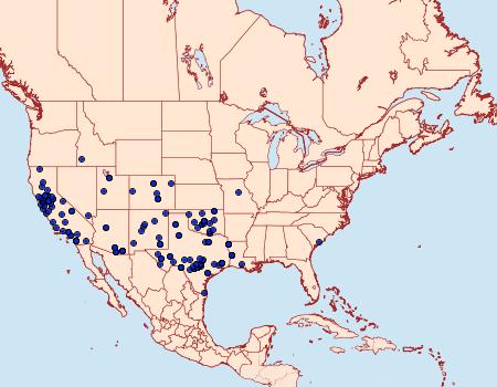 Distribution Data for Diastictis fracturalis