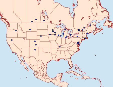 Distribution Data for Acentria ephemerella