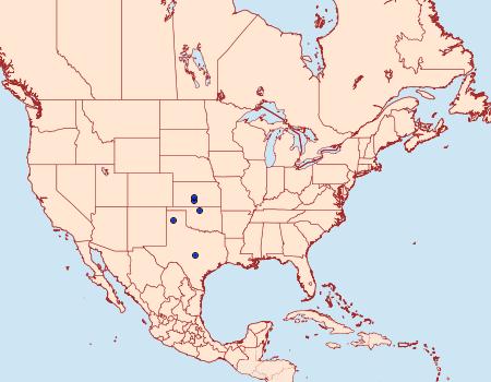 Distribution Data for Prionapteryx indentella