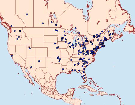 Distribution Data for Crambus praefectellus