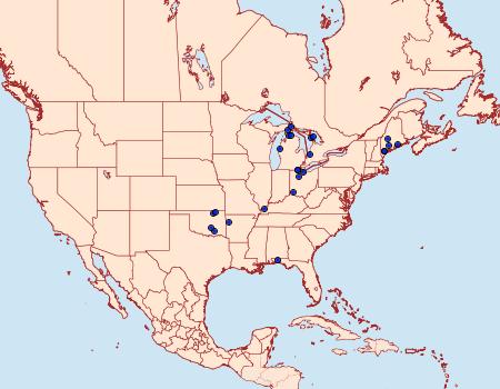 Distribution Data for Crambus watsonellus