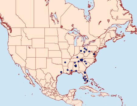 Distribution Data for Microcrambus kimballi