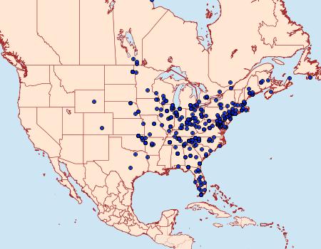 Distribution Data for Fissicrambus mutabilis