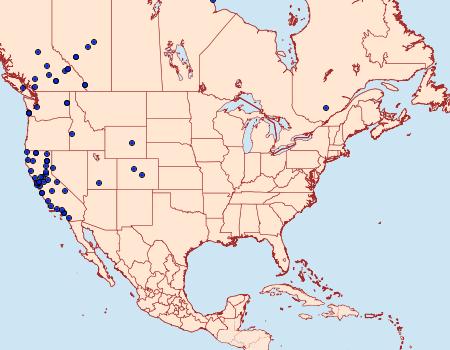 Distribution Data for Tehama bonifatella