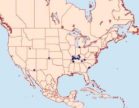 Distribution Data for Diatraea grandiosella