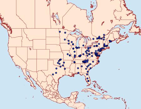 Distribution Data for Aglossa disciferalis