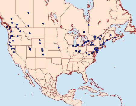 Distribution Data for Aglossa pinguinalis