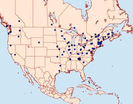 Distribution Data for Oreana unicolorella