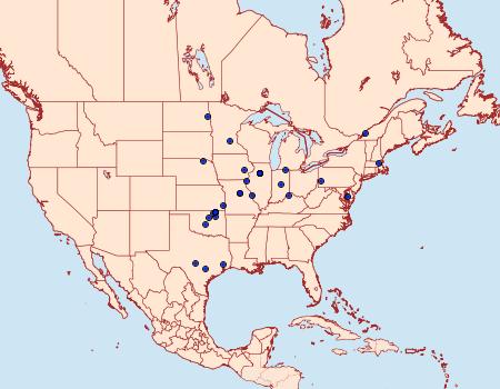 Distribution Data for Meroptera cviatella