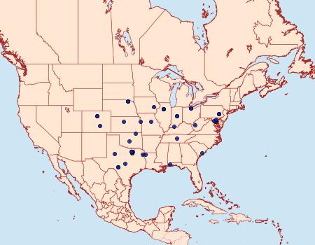 Distribution Data for Sciota rubrisparsella