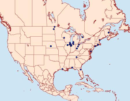 Distribution Data for Peoria gematella